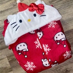 Hello Kitty Red Christmas onesie